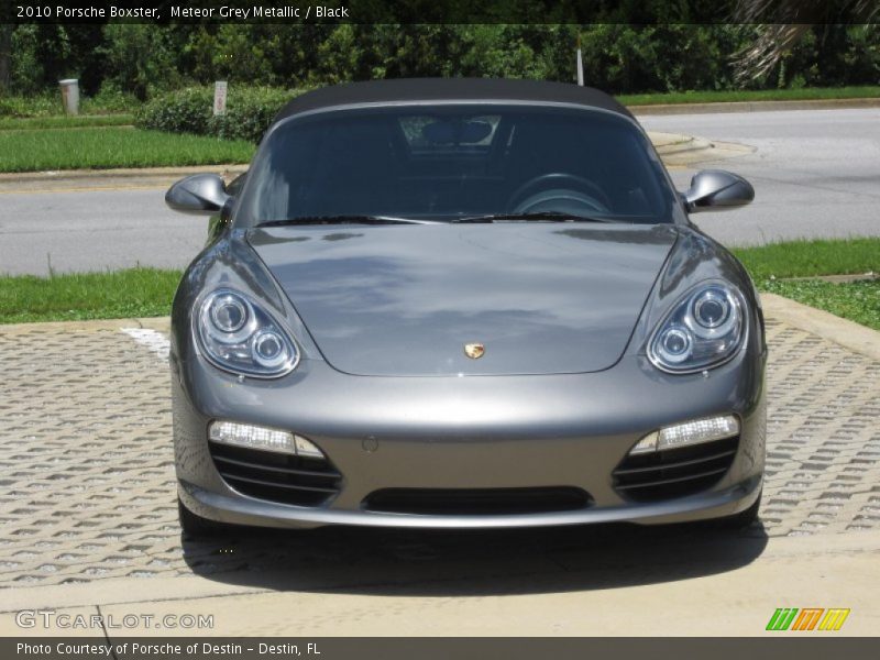 Meteor Grey Metallic / Black 2010 Porsche Boxster