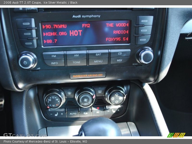 Controls of 2008 TT 2.0T Coupe