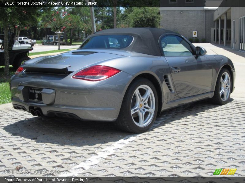 Meteor Grey Metallic / Black 2010 Porsche Boxster