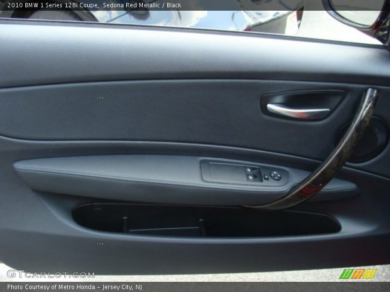 Sedona Red Metallic / Black 2010 BMW 1 Series 128i Coupe