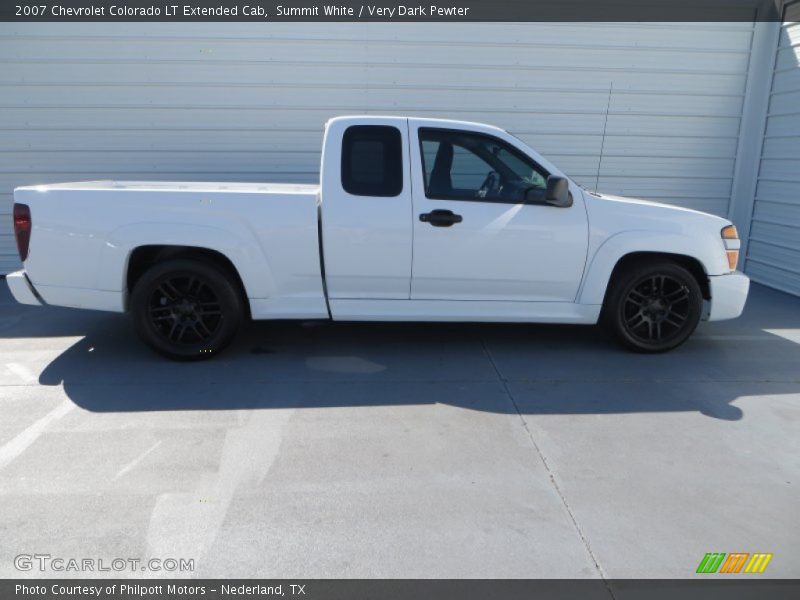 Summit White / Very Dark Pewter 2007 Chevrolet Colorado LT Extended Cab