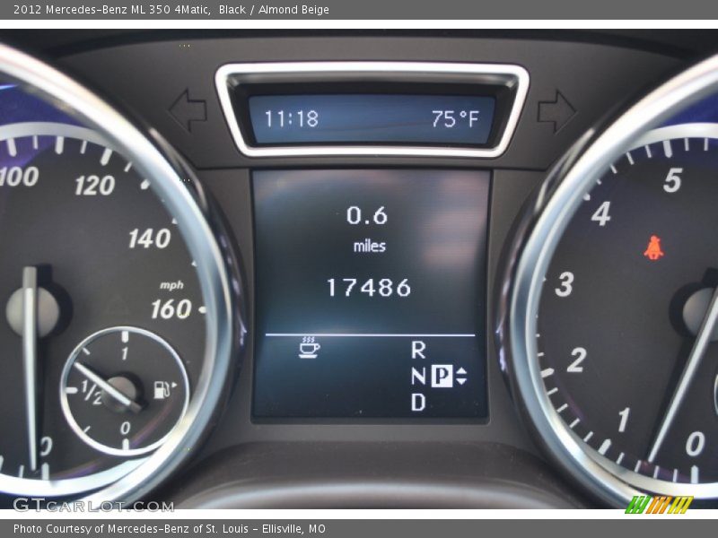 Black / Almond Beige 2012 Mercedes-Benz ML 350 4Matic