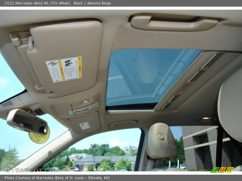 Black / Almond Beige 2012 Mercedes-Benz ML 350 4Matic