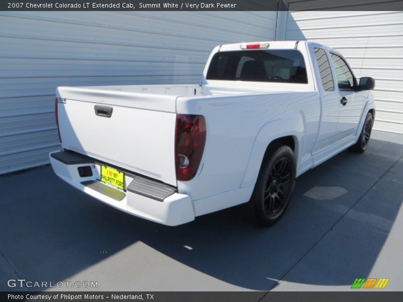 Summit White / Very Dark Pewter 2007 Chevrolet Colorado LT Extended Cab