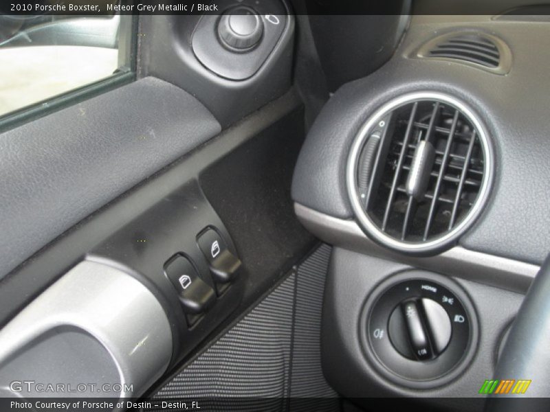 Meteor Grey Metallic / Black 2010 Porsche Boxster