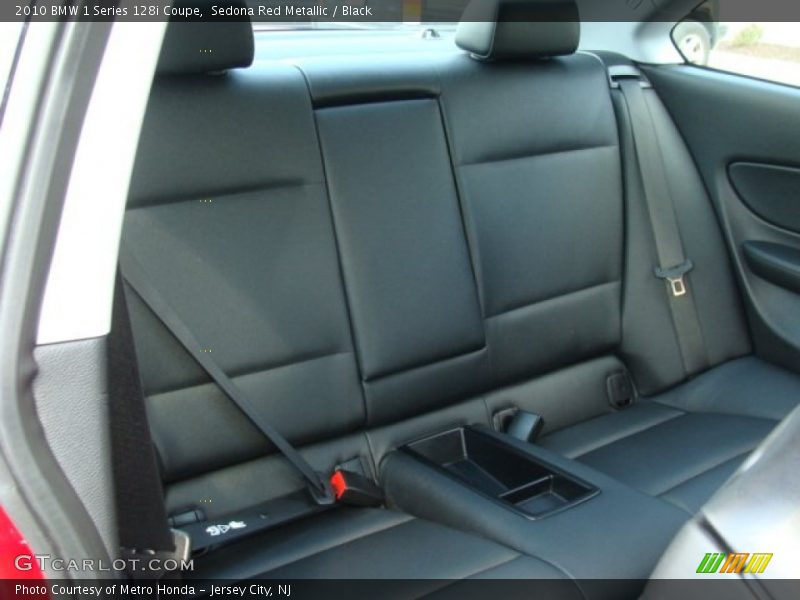 Sedona Red Metallic / Black 2010 BMW 1 Series 128i Coupe