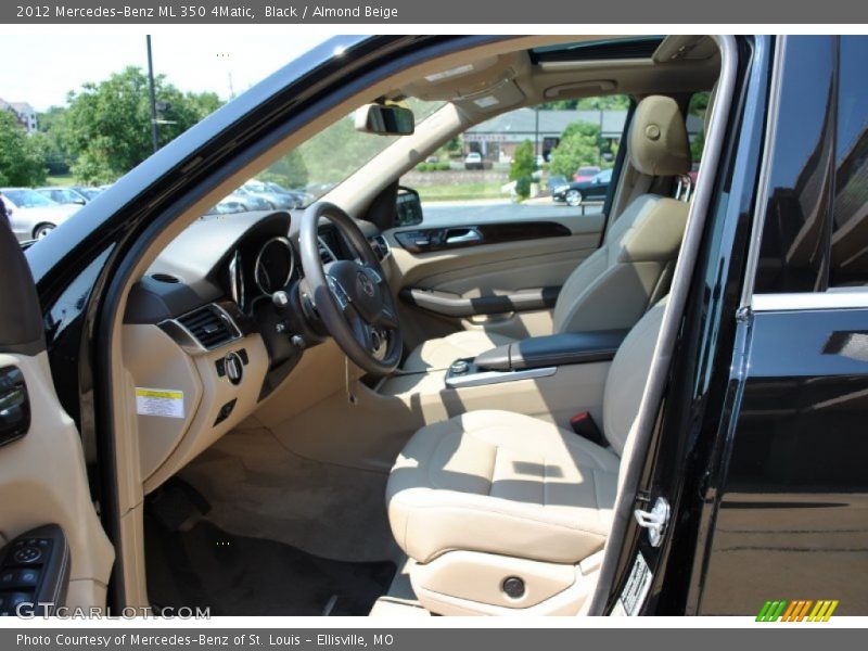 Black / Almond Beige 2012 Mercedes-Benz ML 350 4Matic