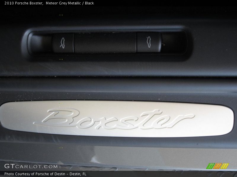 Meteor Grey Metallic / Black 2010 Porsche Boxster