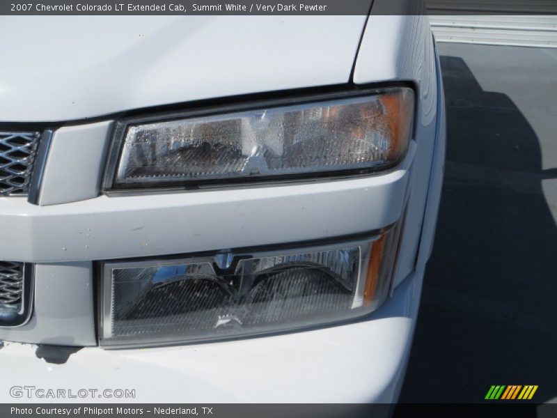 Summit White / Very Dark Pewter 2007 Chevrolet Colorado LT Extended Cab