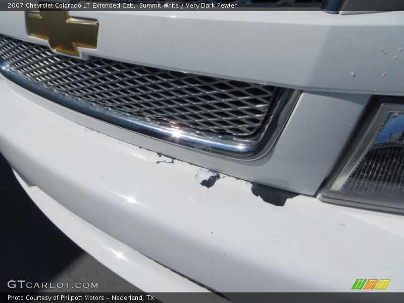 Summit White / Very Dark Pewter 2007 Chevrolet Colorado LT Extended Cab