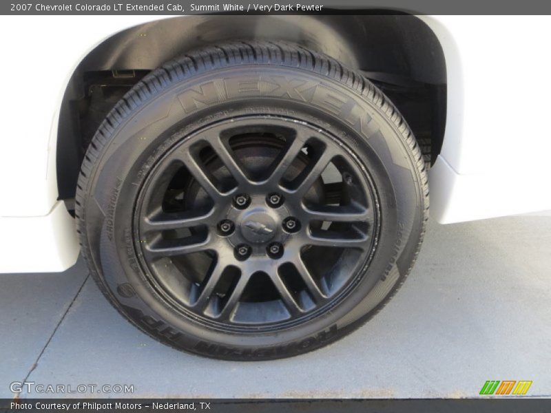 Summit White / Very Dark Pewter 2007 Chevrolet Colorado LT Extended Cab