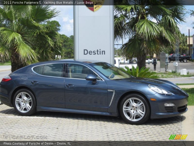 Yachting Blue Metallic / Luxor Beige 2011 Porsche Panamera S