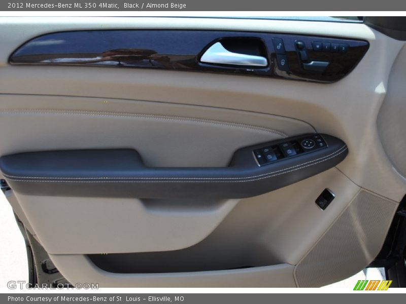 Black / Almond Beige 2012 Mercedes-Benz ML 350 4Matic