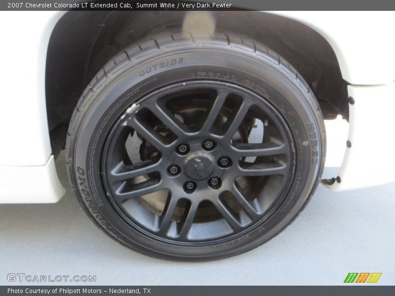 Summit White / Very Dark Pewter 2007 Chevrolet Colorado LT Extended Cab