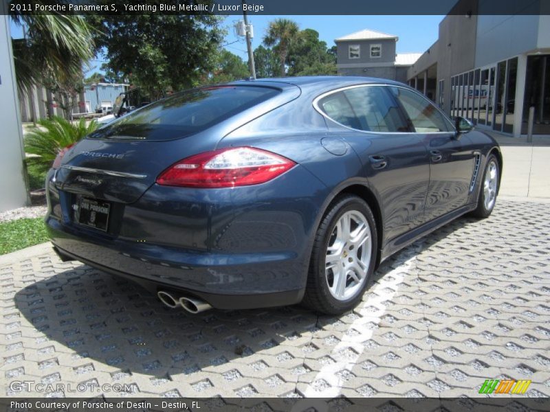 Yachting Blue Metallic / Luxor Beige 2011 Porsche Panamera S