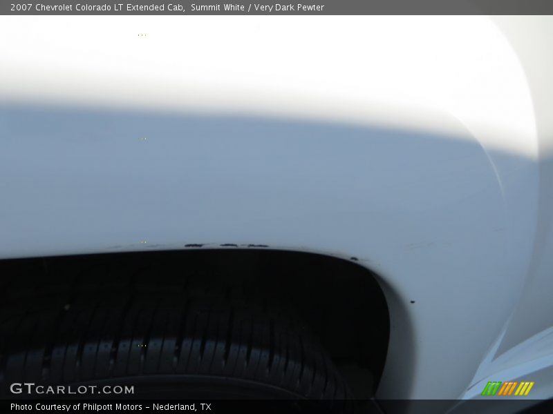Summit White / Very Dark Pewter 2007 Chevrolet Colorado LT Extended Cab