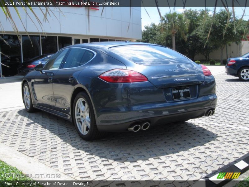 Yachting Blue Metallic / Luxor Beige 2011 Porsche Panamera S