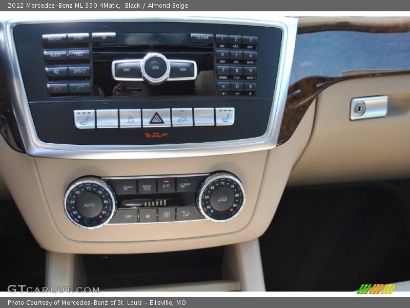 Black / Almond Beige 2012 Mercedes-Benz ML 350 4Matic