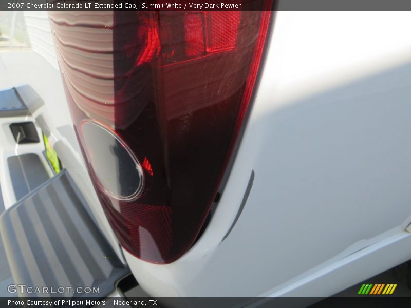 Summit White / Very Dark Pewter 2007 Chevrolet Colorado LT Extended Cab