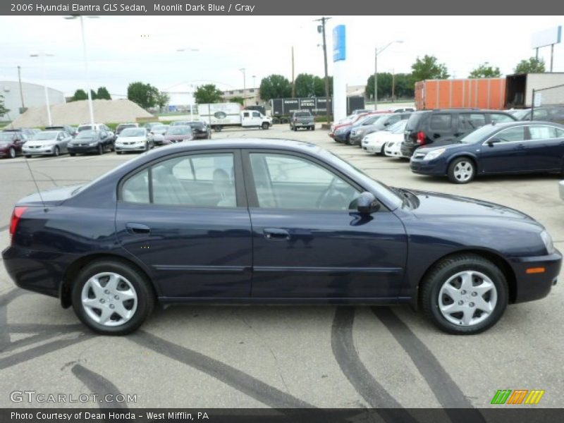 Moonlit Dark Blue / Gray 2006 Hyundai Elantra GLS Sedan