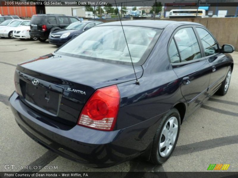 Moonlit Dark Blue / Gray 2006 Hyundai Elantra GLS Sedan