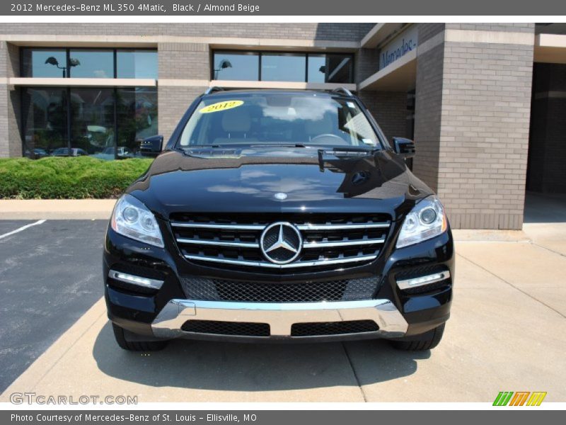 Black / Almond Beige 2012 Mercedes-Benz ML 350 4Matic