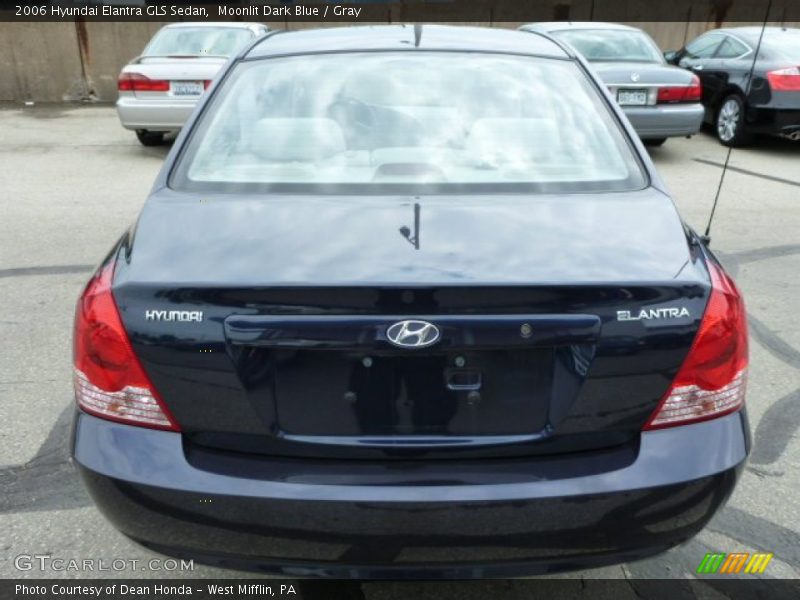 Moonlit Dark Blue / Gray 2006 Hyundai Elantra GLS Sedan