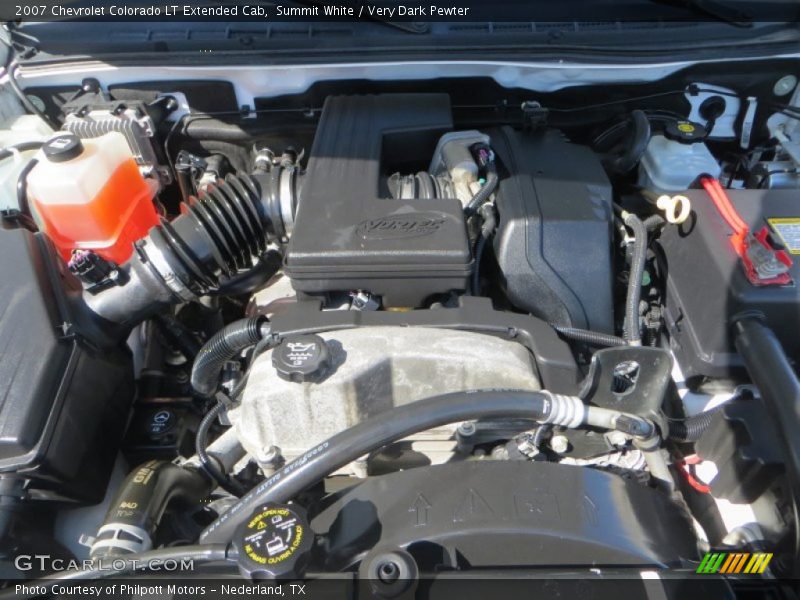Summit White / Very Dark Pewter 2007 Chevrolet Colorado LT Extended Cab