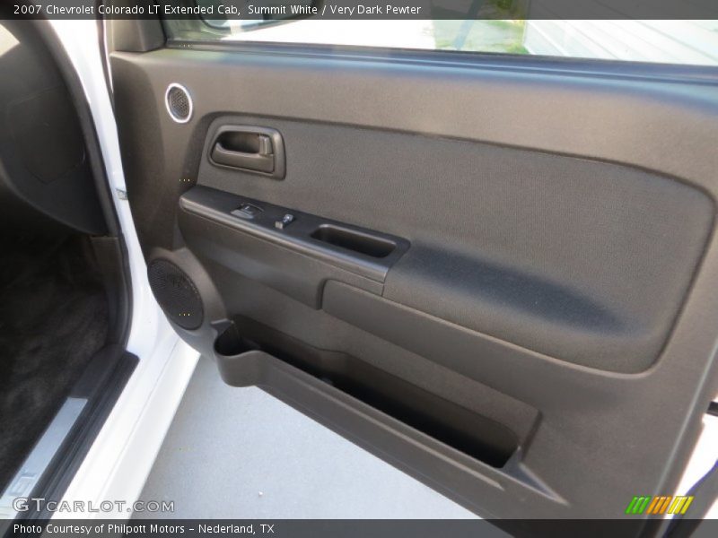 Summit White / Very Dark Pewter 2007 Chevrolet Colorado LT Extended Cab