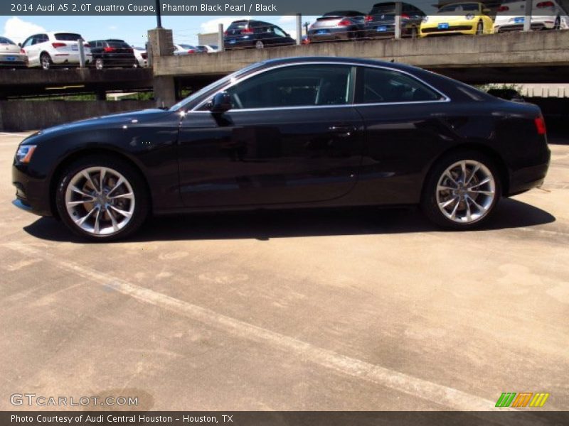 Phantom Black Pearl / Black 2014 Audi A5 2.0T quattro Coupe