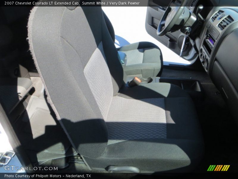 Summit White / Very Dark Pewter 2007 Chevrolet Colorado LT Extended Cab