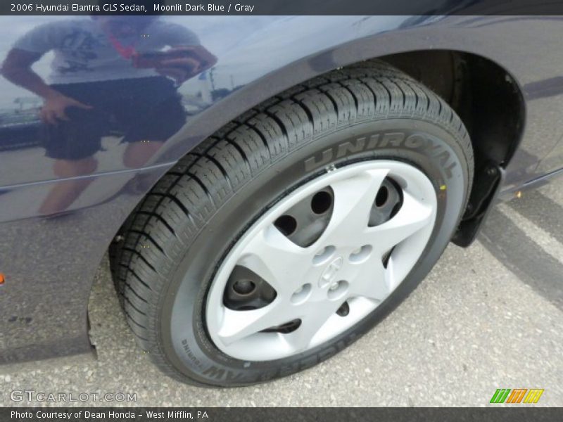 Moonlit Dark Blue / Gray 2006 Hyundai Elantra GLS Sedan