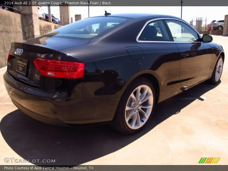 Phantom Black Pearl / Black 2014 Audi A5 2.0T quattro Coupe