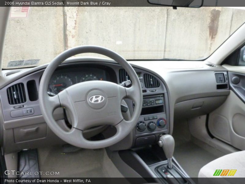 Moonlit Dark Blue / Gray 2006 Hyundai Elantra GLS Sedan
