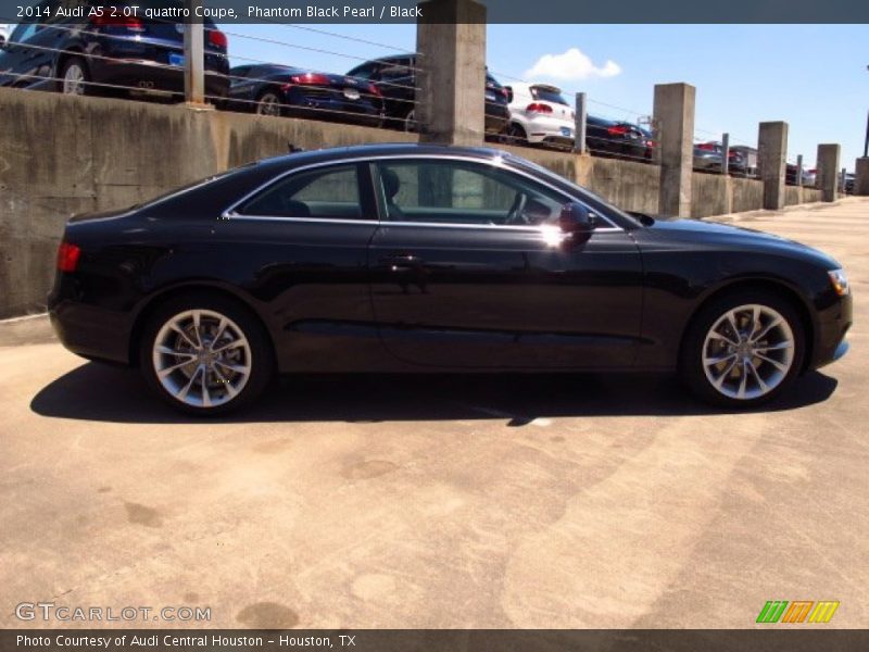 Phantom Black Pearl / Black 2014 Audi A5 2.0T quattro Coupe