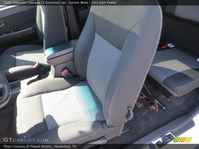 Summit White / Very Dark Pewter 2007 Chevrolet Colorado LT Extended Cab