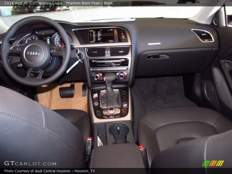 Phantom Black Pearl / Black 2014 Audi A5 2.0T quattro Coupe