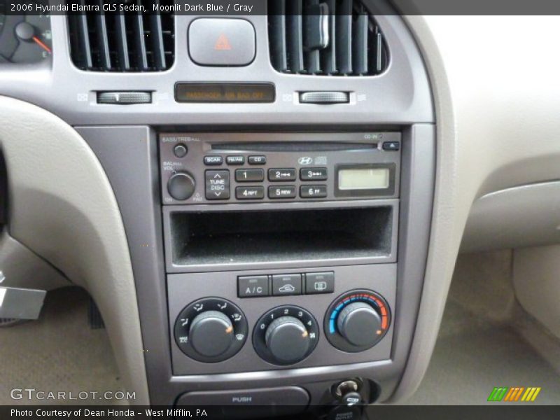Moonlit Dark Blue / Gray 2006 Hyundai Elantra GLS Sedan