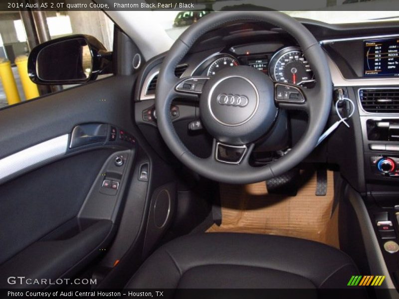 Phantom Black Pearl / Black 2014 Audi A5 2.0T quattro Coupe