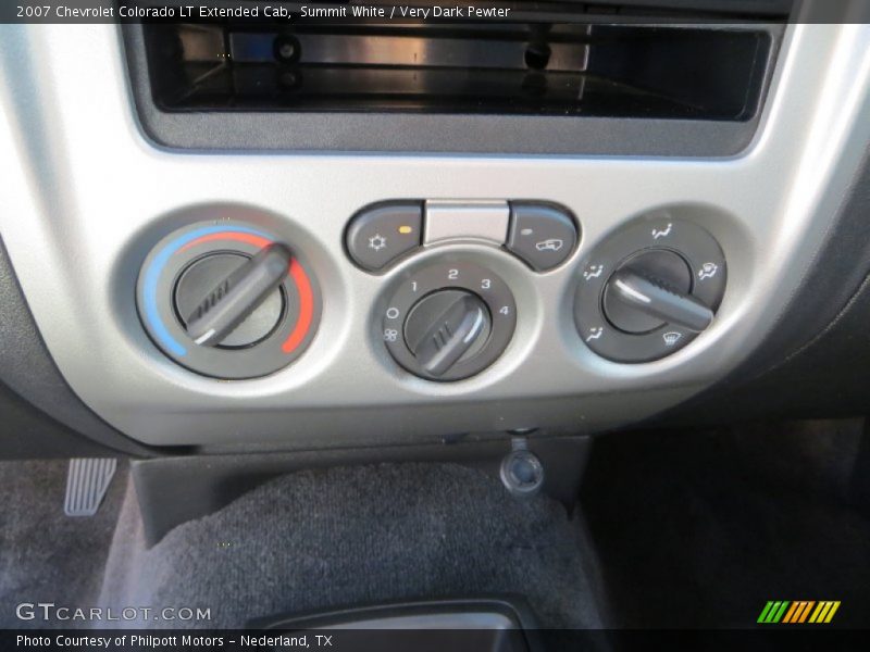 Summit White / Very Dark Pewter 2007 Chevrolet Colorado LT Extended Cab