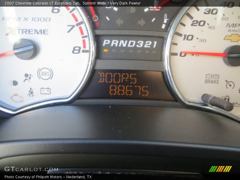 Summit White / Very Dark Pewter 2007 Chevrolet Colorado LT Extended Cab