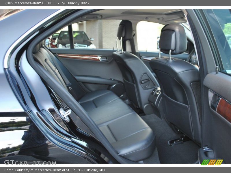 Black / Black 2009 Mercedes-Benz C 300 Luxury