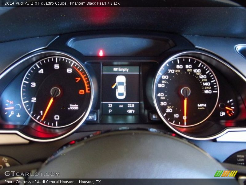Phantom Black Pearl / Black 2014 Audi A5 2.0T quattro Coupe