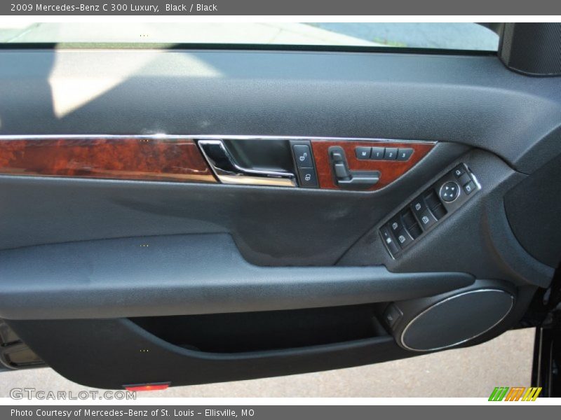 Black / Black 2009 Mercedes-Benz C 300 Luxury