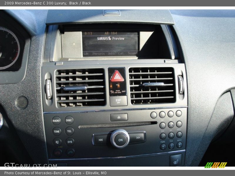 Black / Black 2009 Mercedes-Benz C 300 Luxury