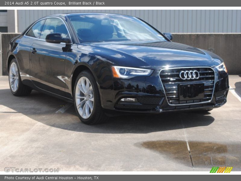 Brilliant Black / Black 2014 Audi A5 2.0T quattro Coupe