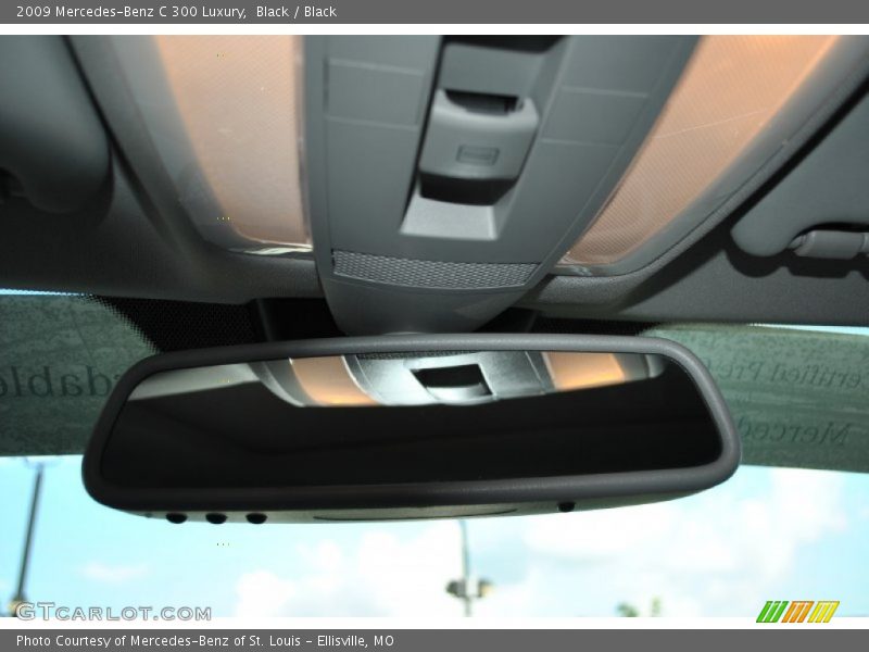 Black / Black 2009 Mercedes-Benz C 300 Luxury