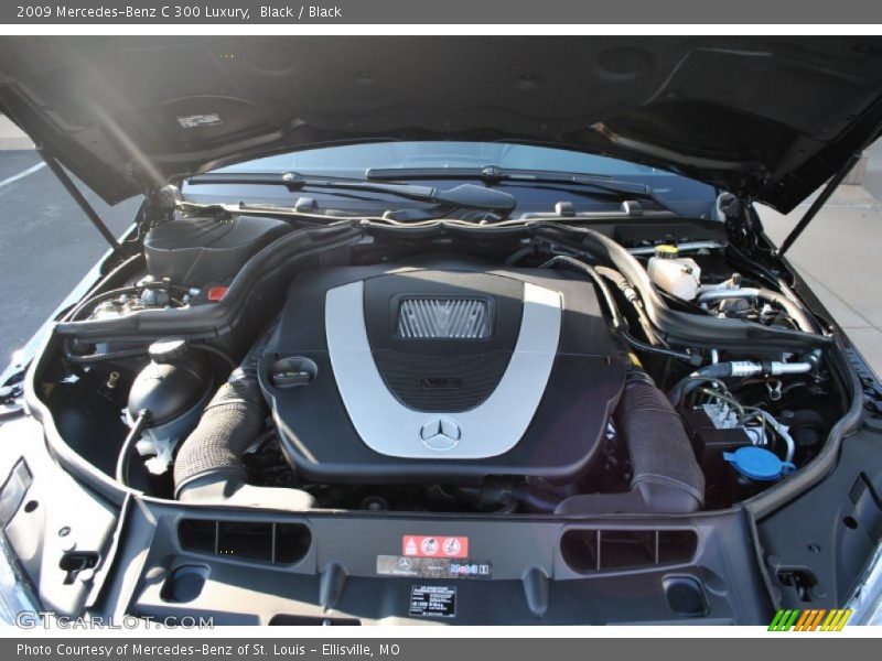 Black / Black 2009 Mercedes-Benz C 300 Luxury