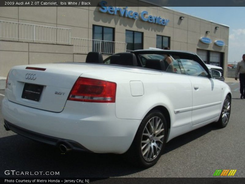 Ibis White / Black 2009 Audi A4 2.0T Cabriolet