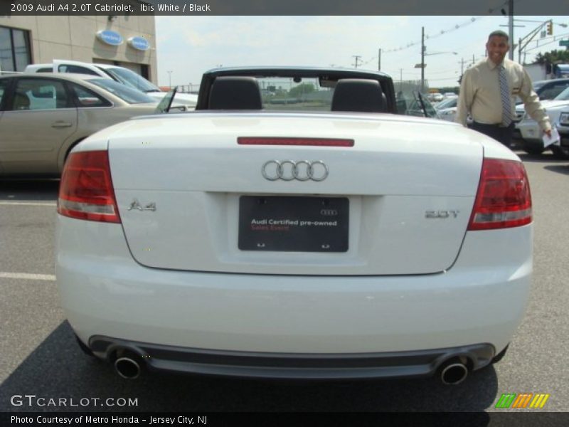 Ibis White / Black 2009 Audi A4 2.0T Cabriolet